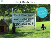 Tablet Screenshot of blackbirchfarm.com